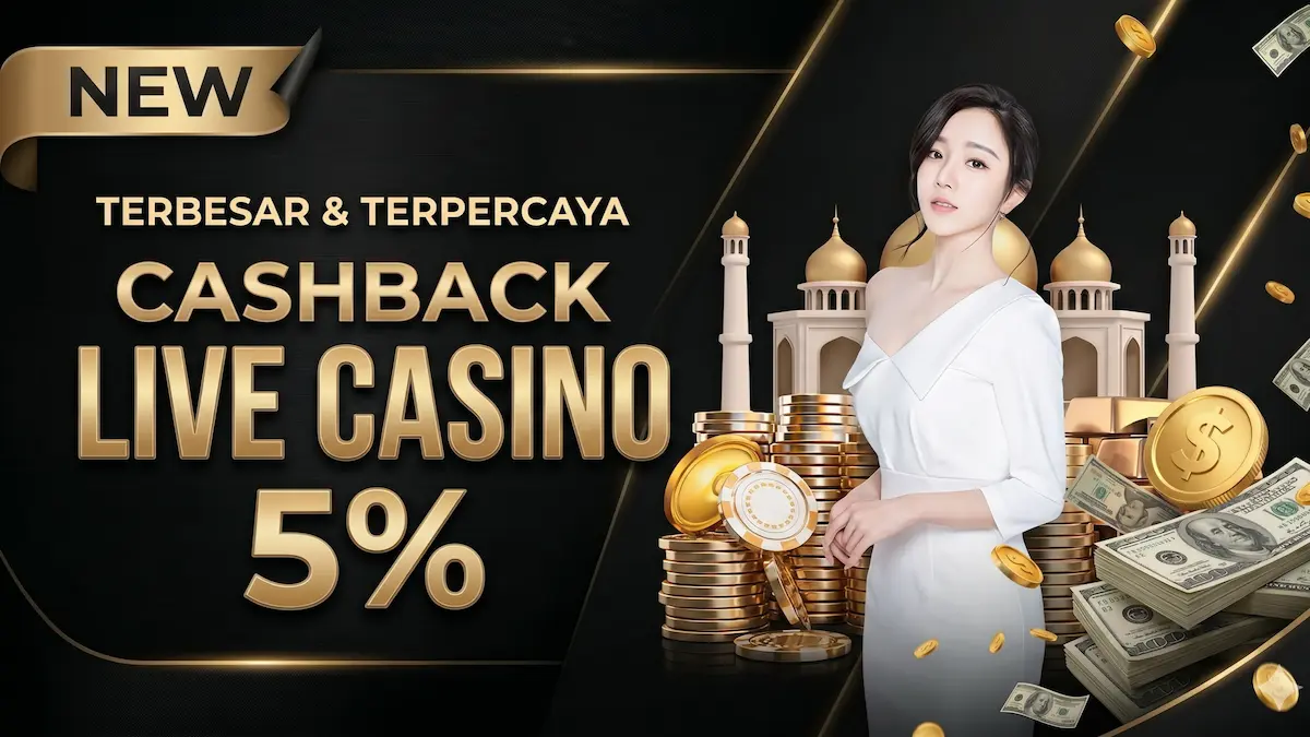 Cashback Mingguan Hingga 5% untuk Member Aktif